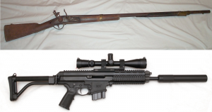 18th vs 21st Century guns