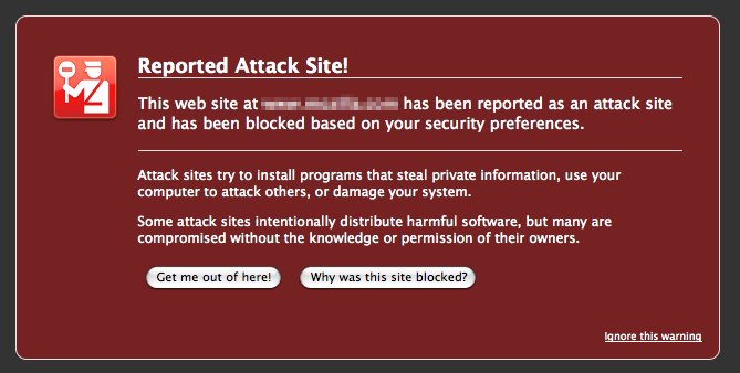 Uh oh.... reported_attack_site