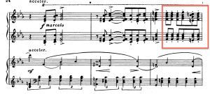 1st movement, further development