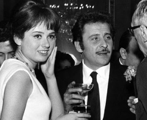 Gigliola Cinquetti and composer Domenico Modugno in 1966