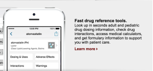 Medscape iPhone app provides drug dose information