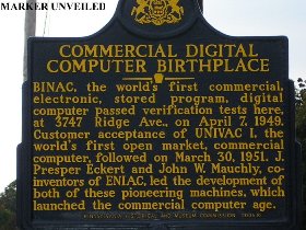 Marker at the site of EMCC